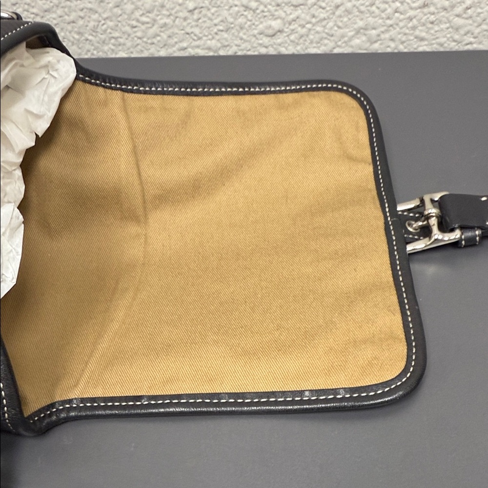 Vintage Coach Black Flap SoHo Leatherwear Messenger/Crossbody - Picture 7 of 10
